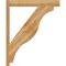 Ekena Millwork Funston Block Rough Sawn Outlooker, Western Red Cedar, 6"W x 36"D x 44"H OUT06X36X44FST05RWR - alternate 3